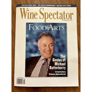 WINE SPECTATOR MAGAZINE DECEMBER 15 2024 MICHAEL BATTERBERRY HOLIDAY GIFT GUIDE